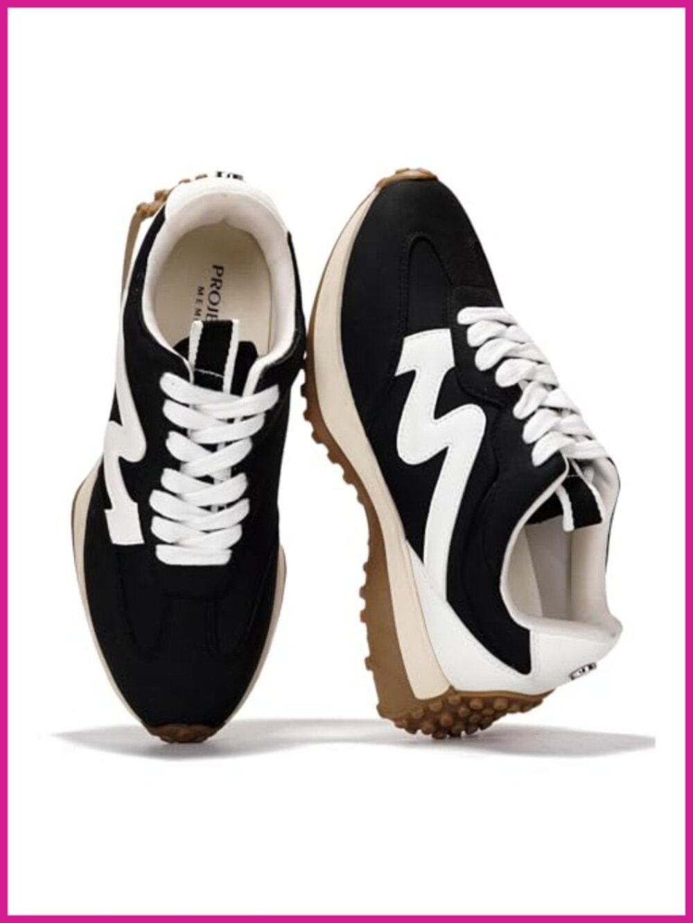 Lace Up Lightweight Canvas Platform Fashion Sneakers Memory Foam Non Slip